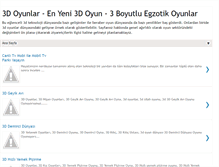 Tablet Screenshot of 3doyunlardunyasi.com